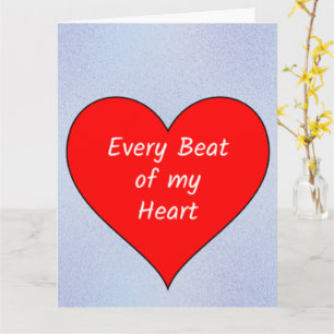 Every Beat of My Heart Card