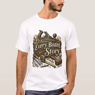 Every Board Has a Story Woodworker Shirt