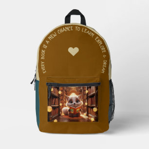 Every Book Is A New… Printed Backpack