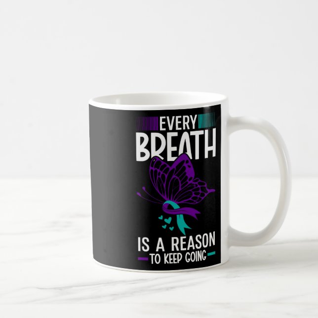 Every Breath Is A Reason Suicide Prevention Awaren Coffee Mug (Right)