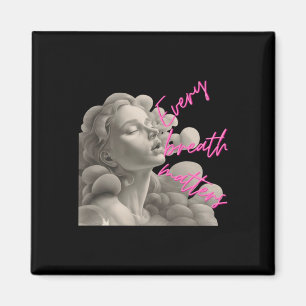 Every Breath S Gift For Fun Of Mindfulness Sticker Magnet