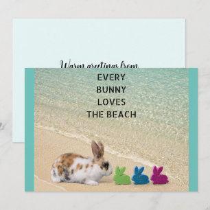 Every Bunny Loves The Beach Easter from Florida Holiday Card