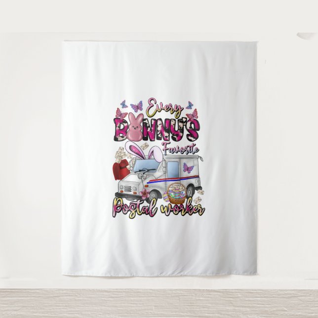 Every Bunny s Favourite Postal Vorker Tapestry (Front)