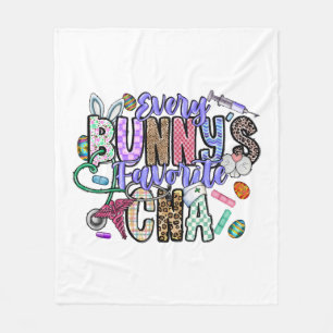 Every Bunnys Favourite CNA Fleece Blanket