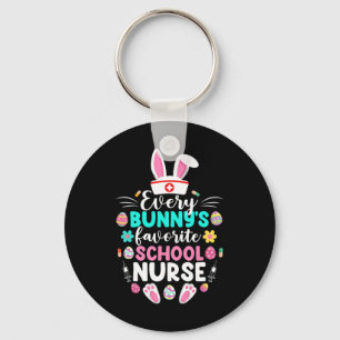 Every Bunny's Favourite School Nurse Funny Easter Keychain