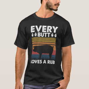 Every Butt Loves A Rub Vinatge Girll Costume T-Shirt