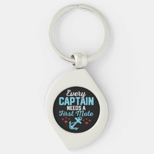 Every Captain Needs A First Mate  Keychain