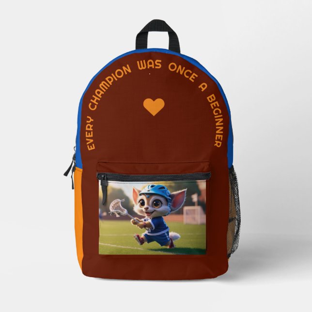 Every Champion… Printed Backpack (Front)