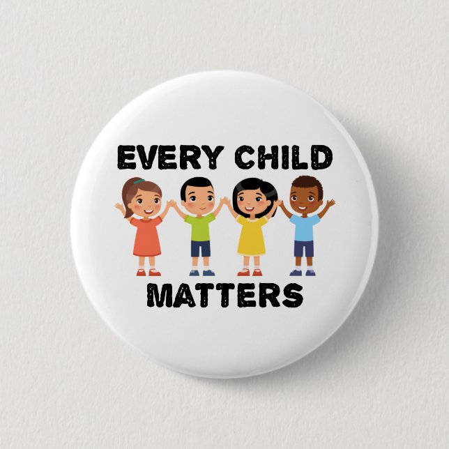 Every Child Matters 2 Inch Round Button (Front)