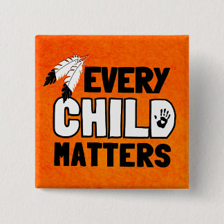 Every Child Matters 2 Inch Square Button