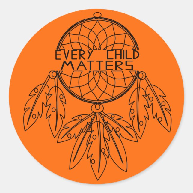 Every Child Matters  Classic Round Sticker (Front)