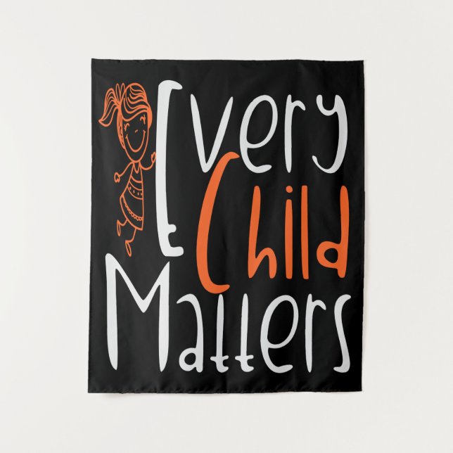 Every Child Matters Orange, Girl Tapestry (Front)