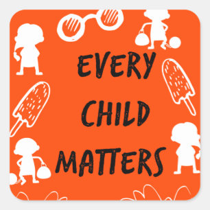 Every Child Matters  Square Sticker