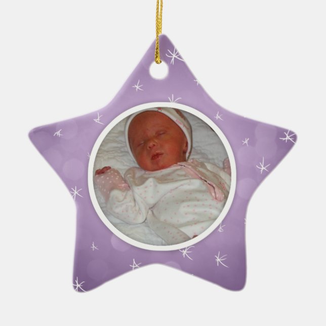 "Every child..." Quote Personalized Star Ornament (Front)