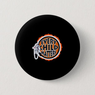 Every Child S _ Orange Day Sticker 2 Inch Round Button