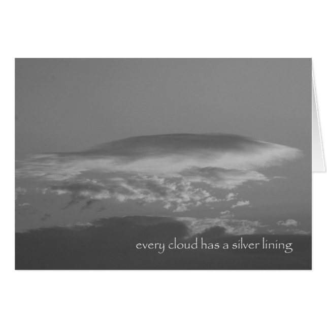 every cloud has a silver lining (Front Horizontal)