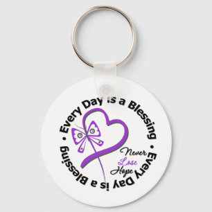 Every Day is a Blessing - Hope Leiomyosarcoma Keychain