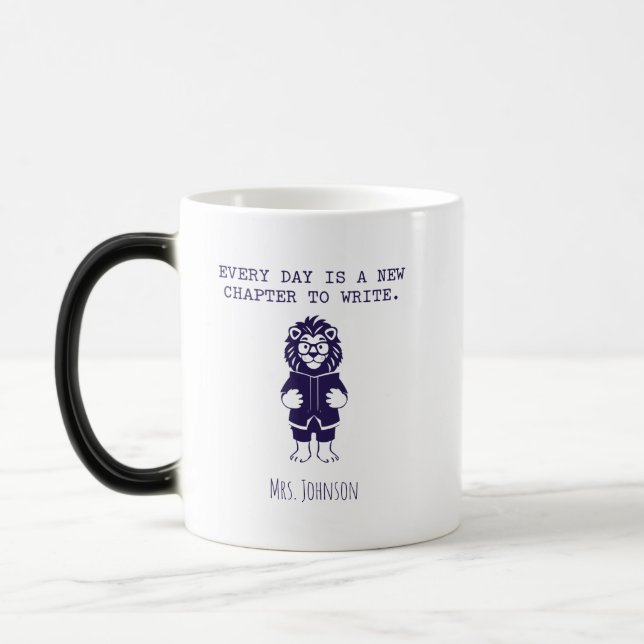 Every Day Is A New Chapter To Write Life Magic Mug (Left)