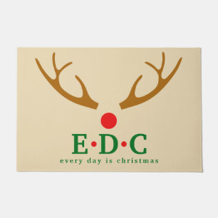 Every Day is Christmas  Doormat