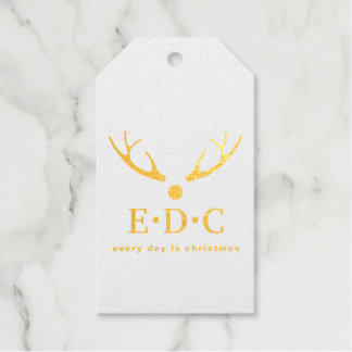 Every Day is Christmas Foil Stamped  Gift Tags
