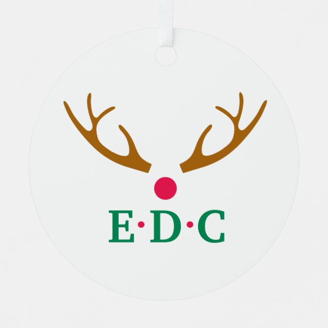 Every Day is Christmas Metal Ornament (Front)