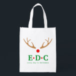 Every Day is Christmas Reusable Bag<br><div class="desc">Such a perfect way to keep up spirits, bring smiles and most of all - remind us every day about the importance of giving. EDC - every day is christmas! This is our VERY favourite bag! It's inexpensive and perfect for SOOO many uses from gift giving to strong tasks like...</div>