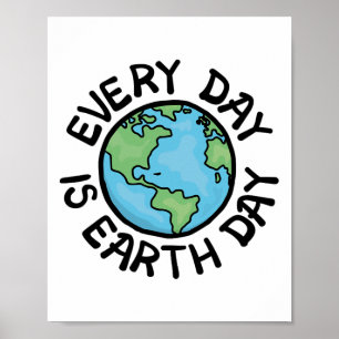 Every Day Is Earth Day Poster