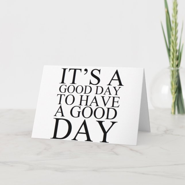 EVERY DAY IS GOOD WITH "YOU" ANNIVERSARY CARD (Front)