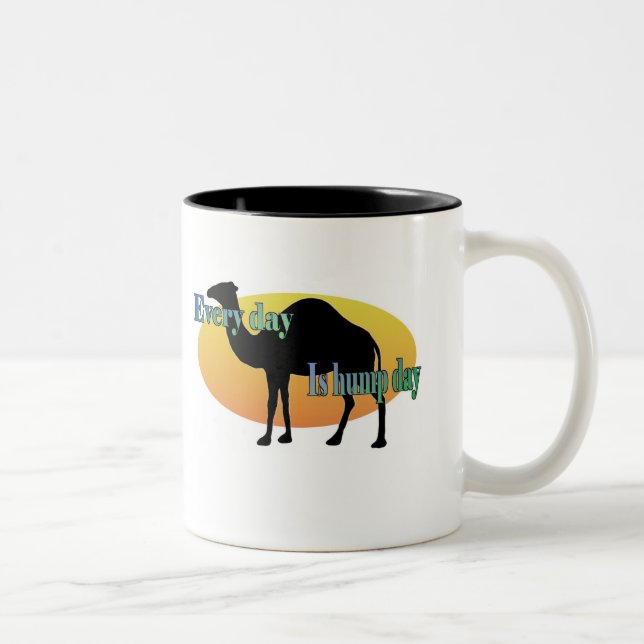 Every Day is Hump Day Two-Tone Coffee Mug (Right)