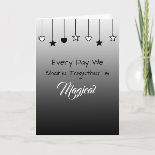 Every Day is Magical   Valentine's Day  Card