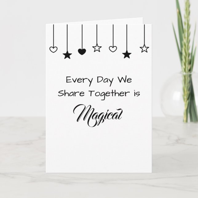 Every Day is Magical | Valentine's Day  Card (Front)