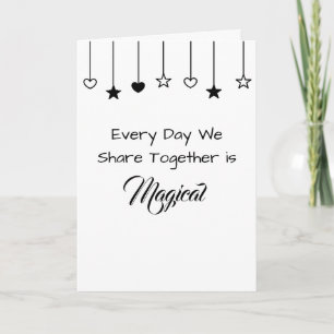 Every Day is Magical   Valentine's Day  Card