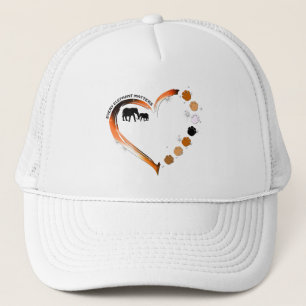 Every Elephant Matters Golden Heart Elephant Paws Trucker Hat