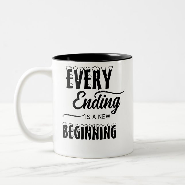 Every Ending Is A New Beginning /Personalized Mug (Left)