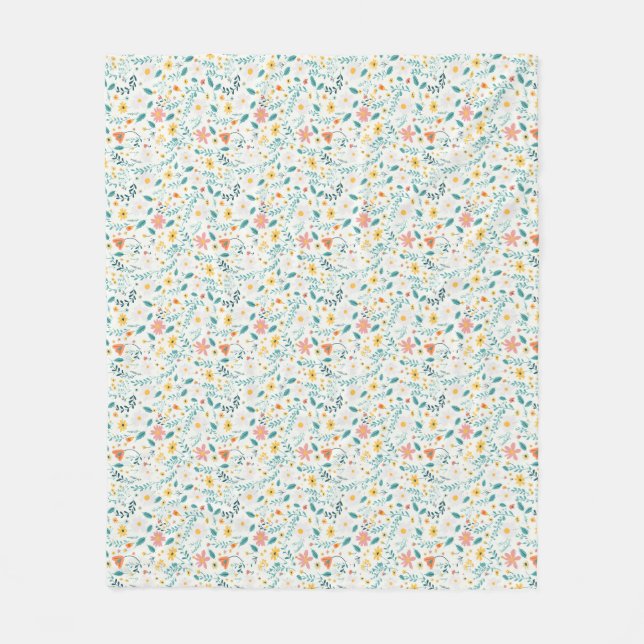 Every Flower Must Grow Through Dirt Fleece Blanket (Front)