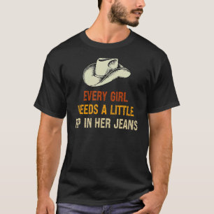 Every Girl Needs A Little Rip In Her Jeans Vintage T-Shirt