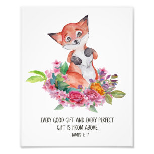 Every Good And Perfect Gift, Scripture James 1:17  Photo Print