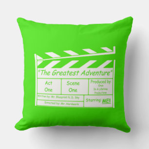 Every Great Adventure Needs A Star! Throw Pillow