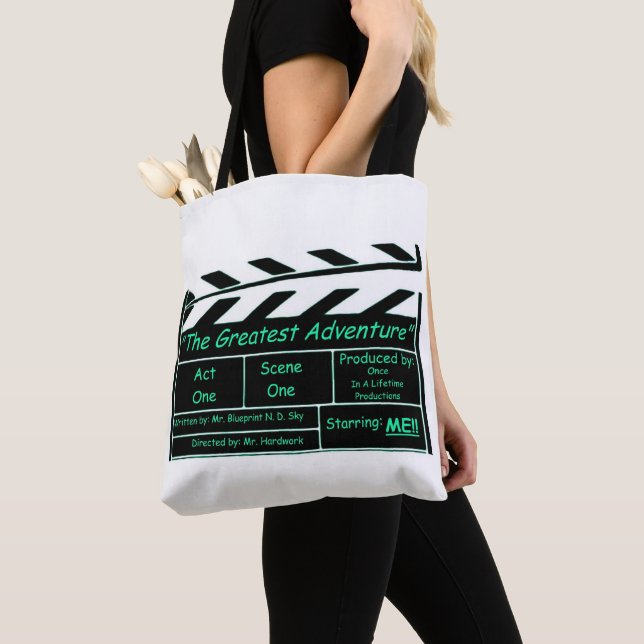 Every Great Adventure Needs A Star! Tote Bag (Close Up)