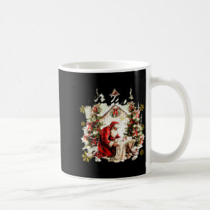 Every Knee Shall Bow Funny Kneeling Santa Baby Jes Coffee Mug