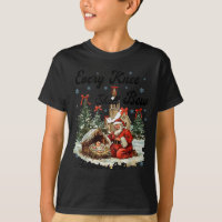 Every Knee Shall Bow Funny Nativity Scene Christma