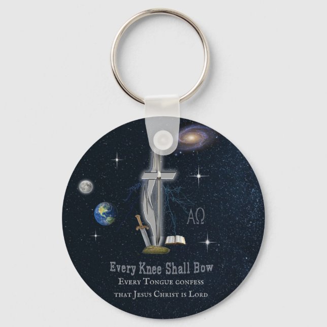 Every knee shall bow  keychain (Front)