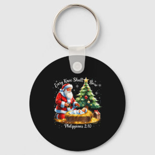 Every Knee Shall Bow Philipans 2_10 Christmas Keychain