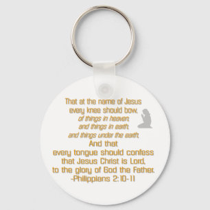 Every Knee Should Bow Keychain