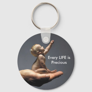 Every LIFE is Precious - Reaching Keychain