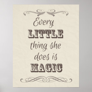 Every Little Thing She Does Poster