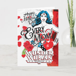 Every Mom Is Wonder Woman Card