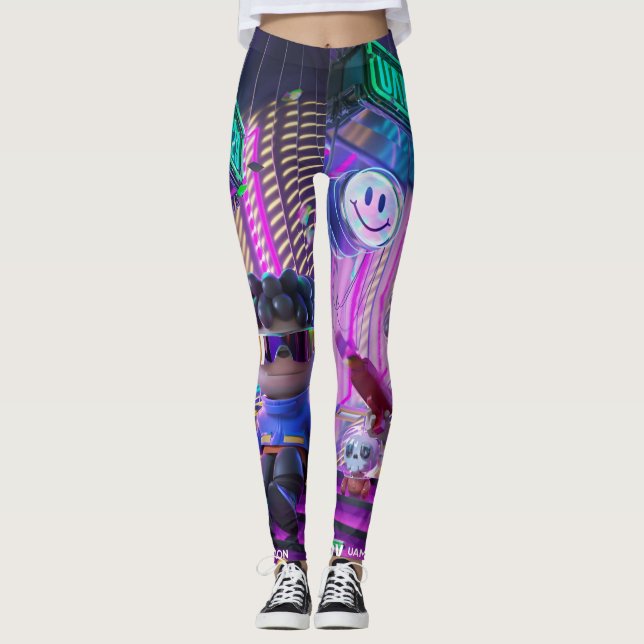Every moment is last leggings (Front)