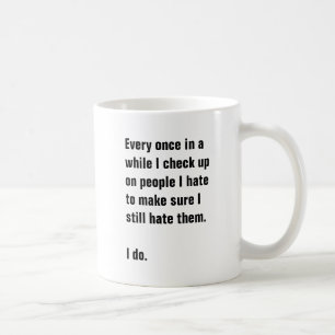 Every once in a while I check up on people I hate Coffee Mug
