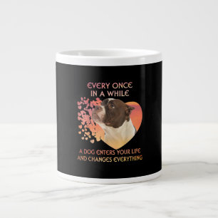 Every Once In AWhile Dog Enters Your Life America Large Coffee Mug